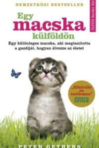 Egy macska külföldön - Egy különleges macska, aki megtanította a gazdiját, hogyan élvezze az életet című könyv borítója